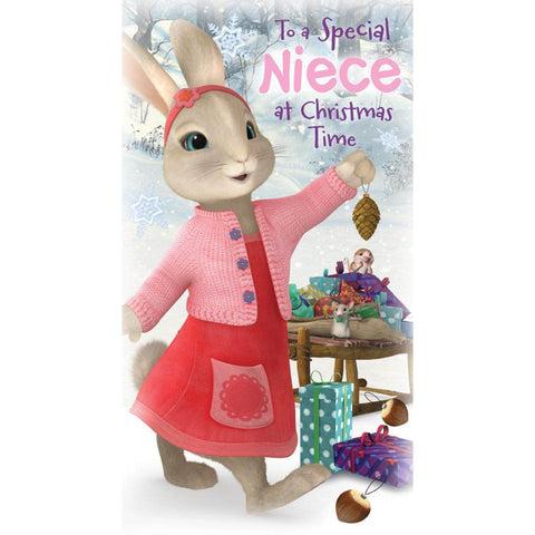 Peter Rabbit Niece Christmas Card an Official Peter Rabbit Product