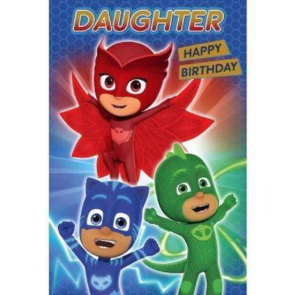 PJ Masks Official Daughter Birthday Card an Official PJ Masks Product