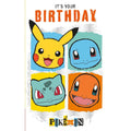 Pokemon Birthday Card, Officially Licensed Product an Official Pokemon Product