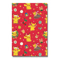 Pokemon Christmas Wrapping Paper 4 Sheet & 4 Tags an Official Pokemon Product