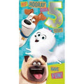 Secret Life of Pets 2 5th Birthday Card an Official Secret Life of Pets Product