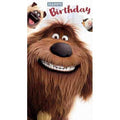 Secret Life Of Pets Birthday Sticker Card an Official Secret Life of Pets Product