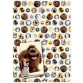 Secret Life Of Pets Gift Wrap 2 Sheets & Tags an Official Secret Life of Pets Product