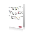 Stranger Things Brother Christmas Card an Official Stranger Things Product