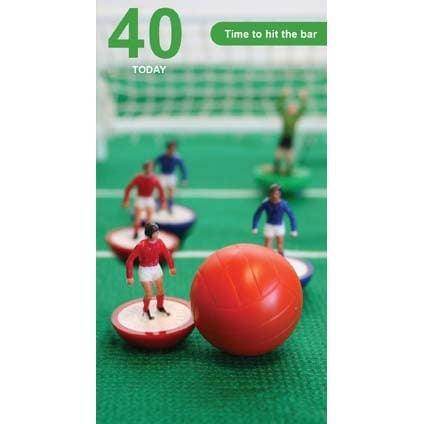 Subbuteo 40th Birthday Card an Official Subbuteo Product