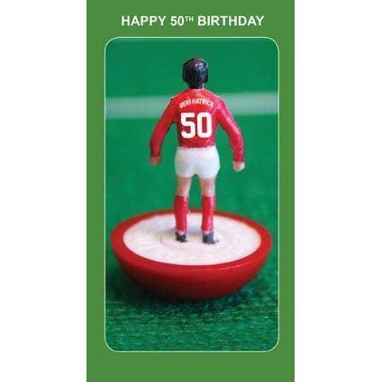 Subbuteo 50th Birthday Card an Official Subbuteo Product