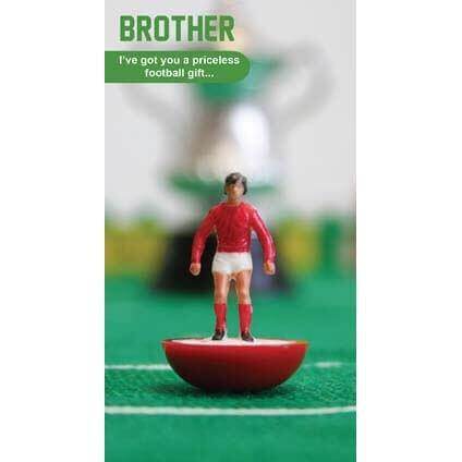 Subbuteo Brother Birthday Card an Official Subbuteo Product