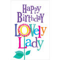 The Bright Side Lovely Lady Birthday Card an Official Brightside Product