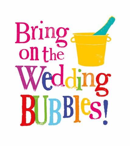 The Bright Side Wedding Bubbles Card an Official The Bright Side Product