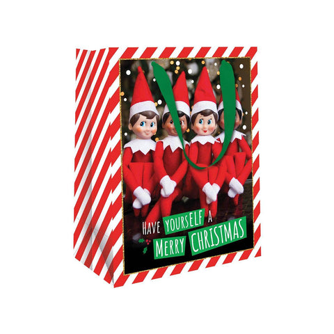 The Elf On The Shelf Christmas Large Gift Bag an Official The Elf on The Shelf Product