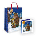 The Gruffalo Christmas Gifting Bundle, Christmas Gift Bag and Multipack of Christmas Cards an Official The Gruffalo Product