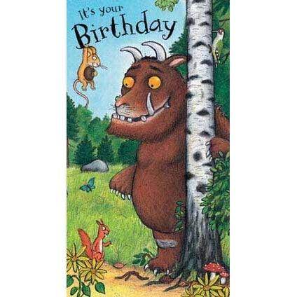 The Gruffalo General Birthday Card an Official The Gruffalo Product