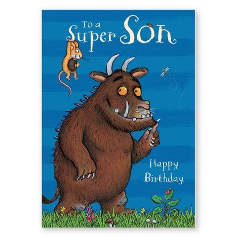 The Gruffalo Personalised Son Birthday Card an Official The Gruffalo Product