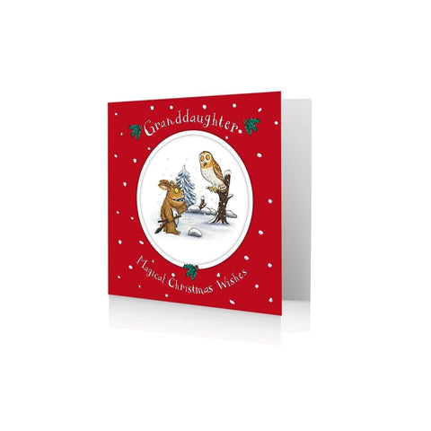 The Gruffalo's Child Granddaughter Christmas Card an Official The Gruffalo Product
