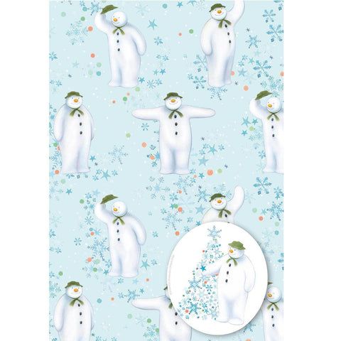 The Snowman and Snowdog Christmas Wrapping paper, Gift Wrap an Official The Snowman and The Snowdog Product