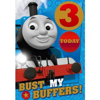 Thomas and Friends 3-Year-Old Birthday Card an Official Thomas and Friends Product