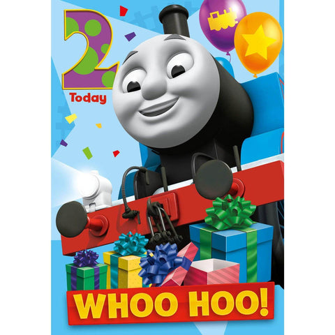Thomas and Friends Age 2 Birthday Card an Official Thomas and Friends Product