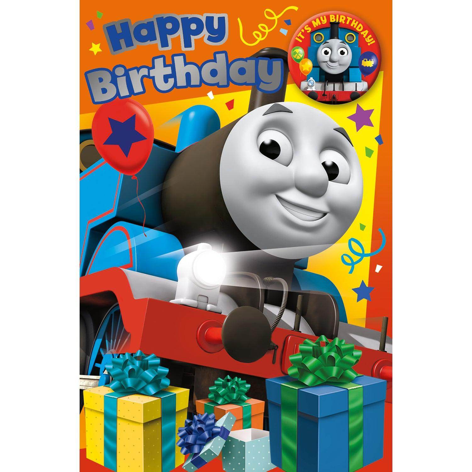 Thomas The Tank Engine Official Birthday Card & Badge – Danilo Promotions