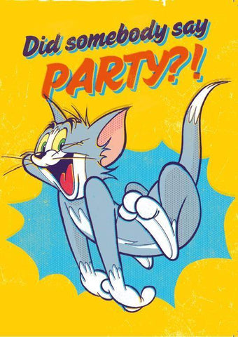 Tom & Jerry Birthday Card, Official Product an Official Danilo Promotions Product