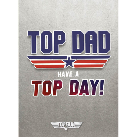 Top Gun Birthday Card For Dad , Officially Licensed Product an Official Top Gun Product