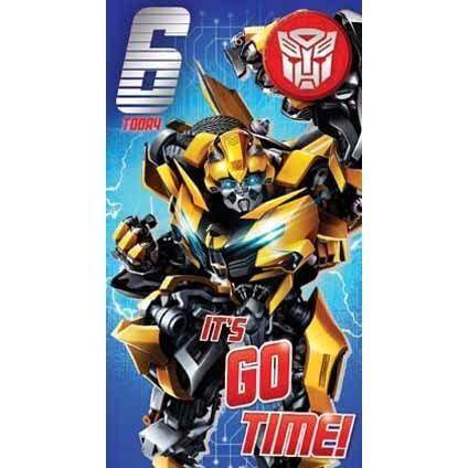 Transformers The Last Knight Age 6 Badged Card an Official Transformers Product
