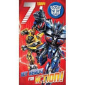 Transformers The Last Knight Age 7 Badged Card an Official Transformers Product