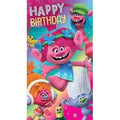 Trolls Birthday Card an Official Trolls Product