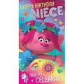 Trolls Niece Birthday Card an Official Trolls Product