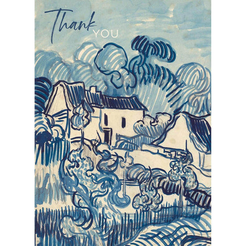 Van Gogh Museum Thank You Card, Officially Licensed Product an Official Van Gogh Product