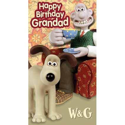Wallace & Gromit Grandad Birthday Card an Official Wallace & Gromit Product