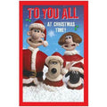 Wallace And Gromit To All Christmas Card an Official Wallace & Gromit Product
