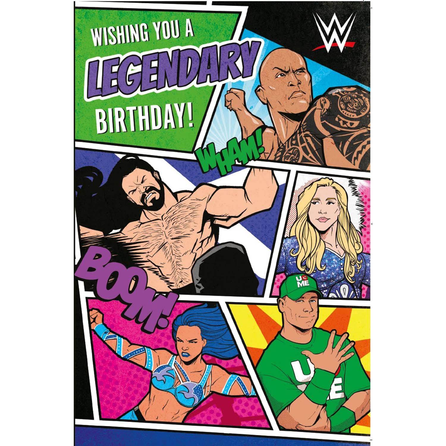 WWE Birthday Card – Danilo Promotions