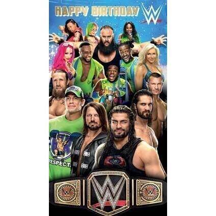 WWE Happy Birthday Card an Official WWE Product