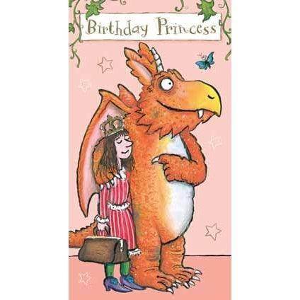 Zog Birthday Princess Card an Official Zog Product