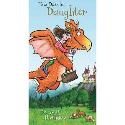 Zog Dazzling Daughter Birthday Card an Official Zog Product