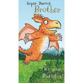 Zog Super Daring Brother Birthday Card an Official Zog Product